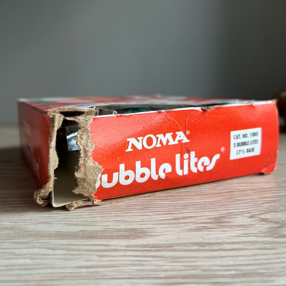 NOMA BUBBLE- LITES Nostalgia Series 1 String Lites & 3 Replacement Bulbs - Picture 12 of 16